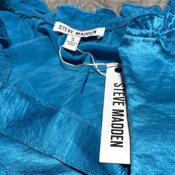 Steve Madden Blue Mini Dress • NWT • Size S - Picture 4 of 6